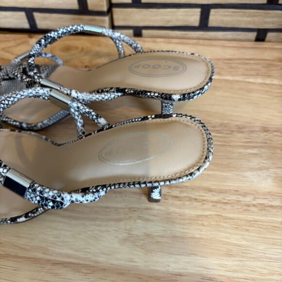Scoop Snakeskin Print Heels Size 11 - Picture 5 of 6